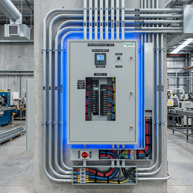 Electrical panel installation
